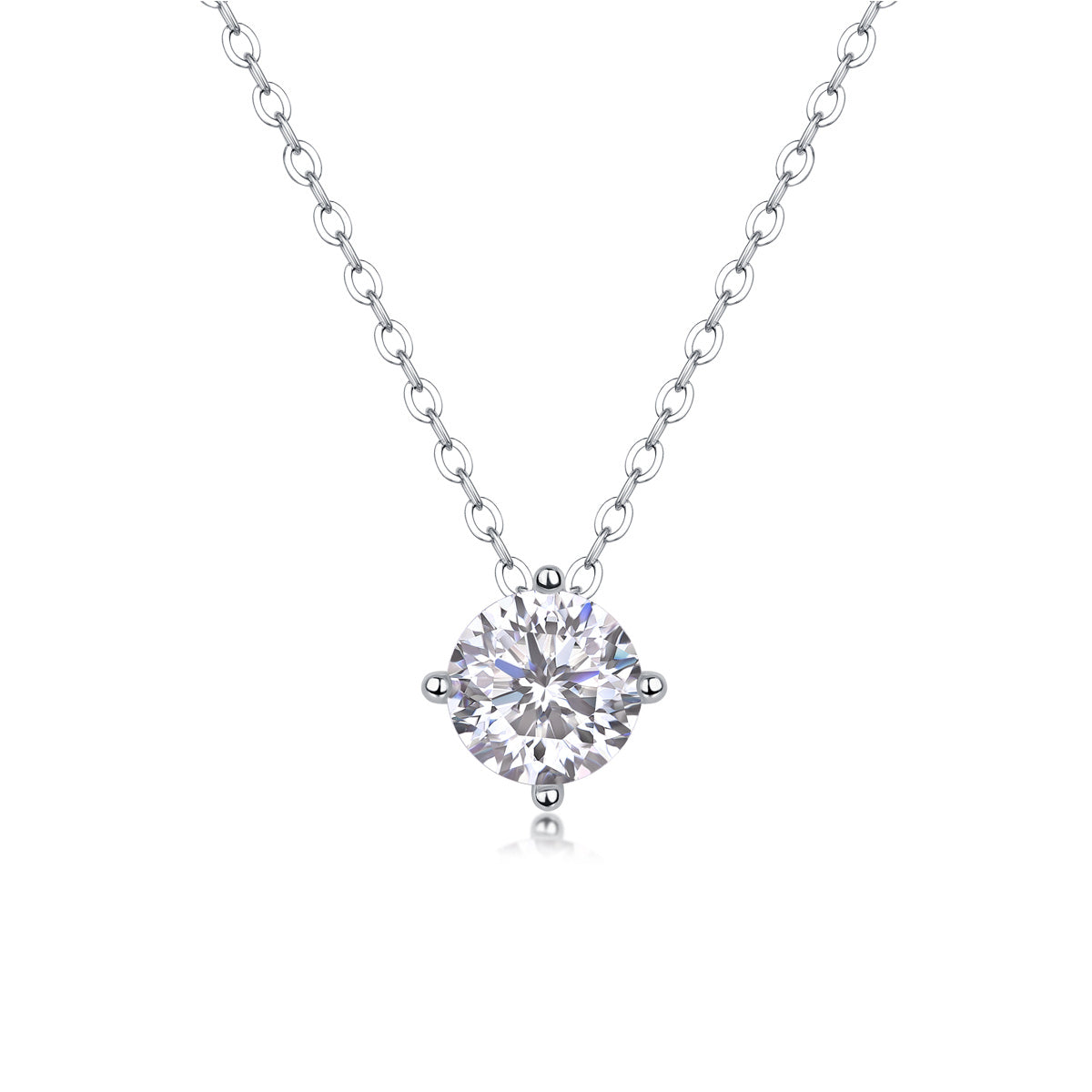 True Heart Moissanite Diamond Pendant – 1-Carat S925 Sterling Silver Jewellery