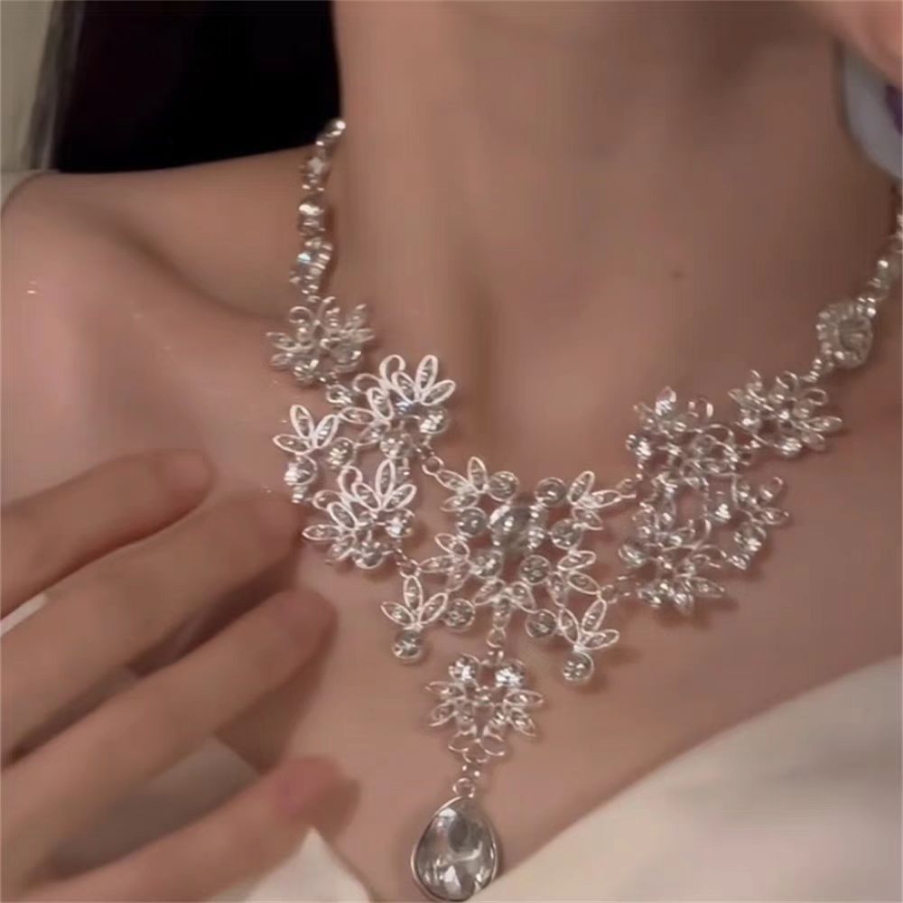 Women’s Industrial Chic Necklace & Earrings Set – Bold Statement Jewellery