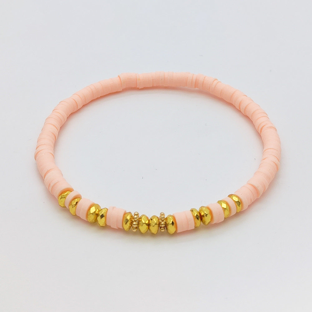 Holiday Beach Style Colorful Beaded Bracelet – Vibrant Summer Fashion for Women