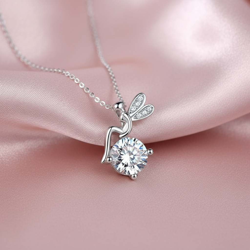 Dragonfly on Blush Silk