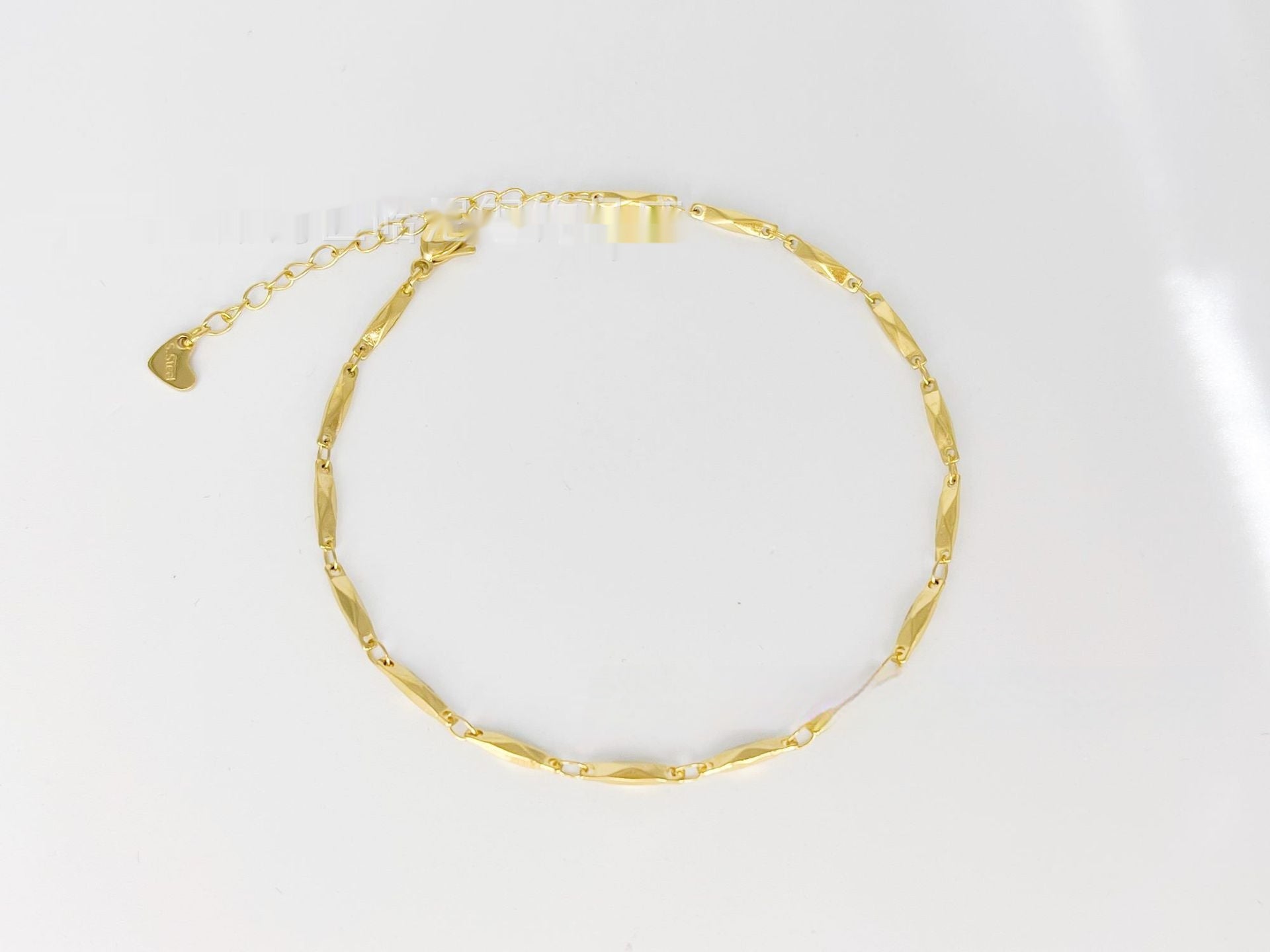 European & American Style Stainless Steel Anklet – Simple & Elegant