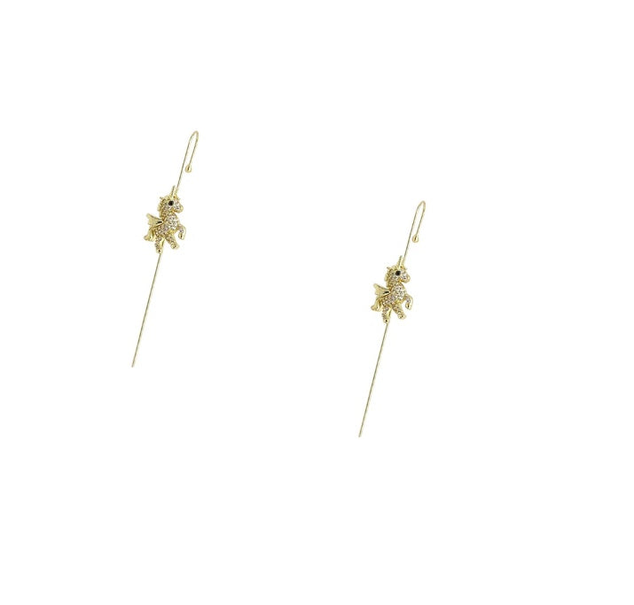 Zircon Ear Wrap Crawler Earrings – Glistening Premium Jewellery