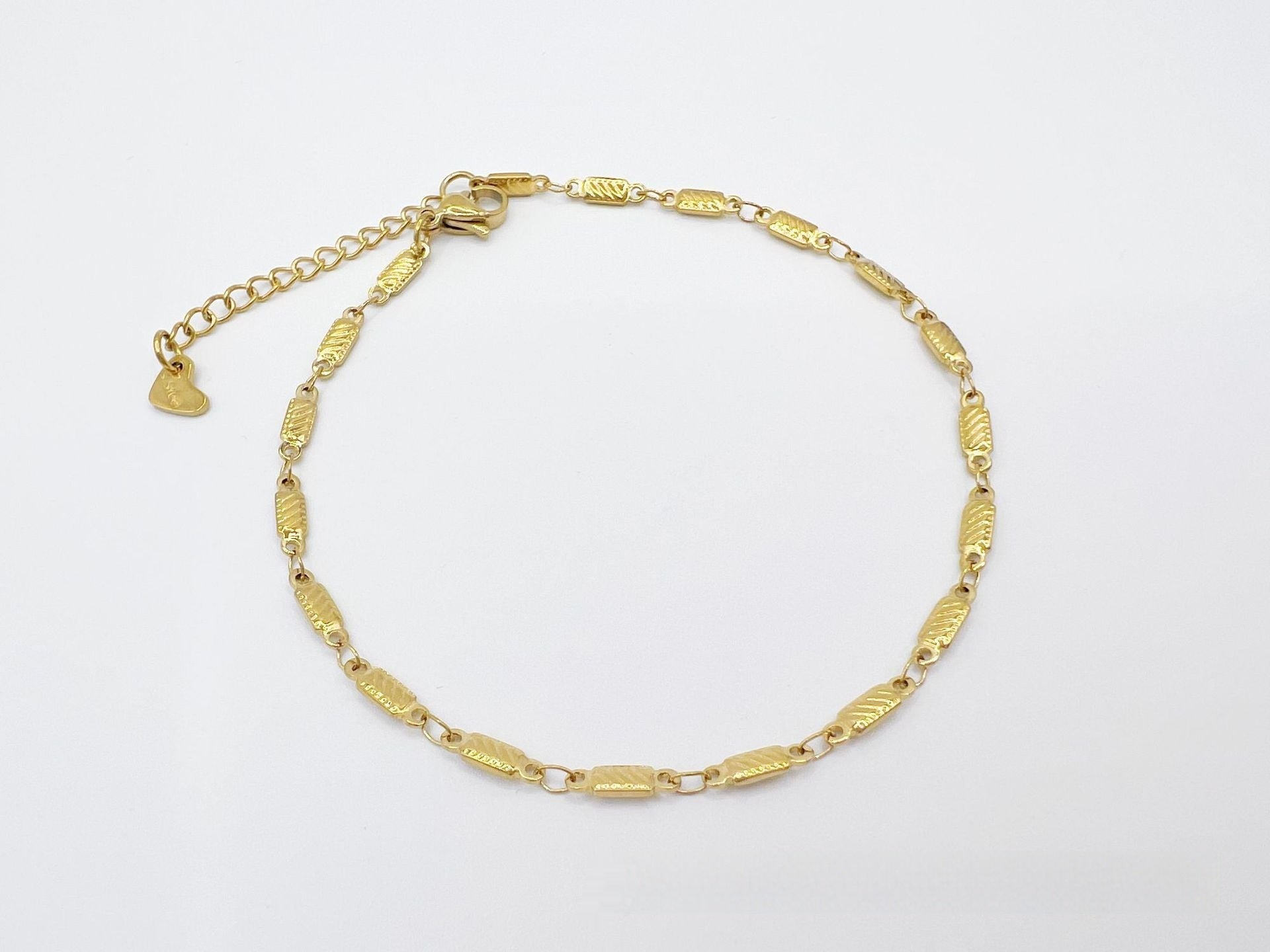 European & American Style Stainless Steel Anklet – Simple & Elegant