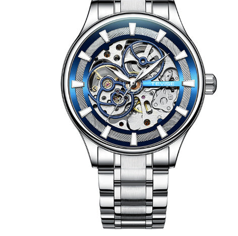 Men’s Luminous Star Mechanical Watch – Day & Night Stylish Timepiece
