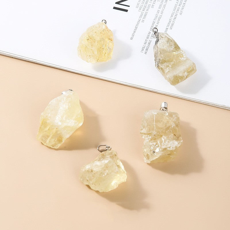 Natural Amethyst Crystal Pendant – Genuine Stone Necklace for Women