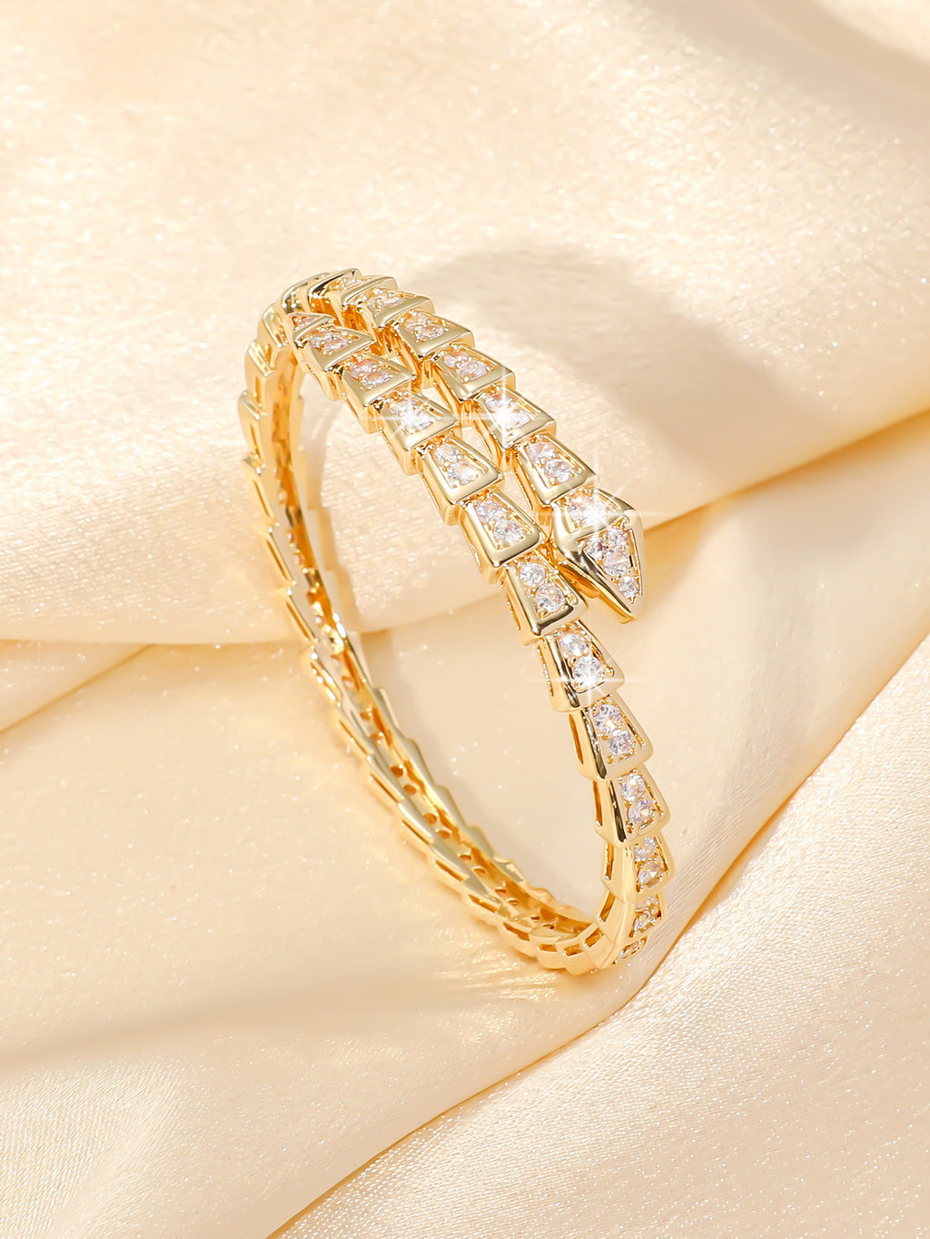 Zircon Micro-Inlaid Bracelet – High-Grade Couple Nail Style Hand Jewellery