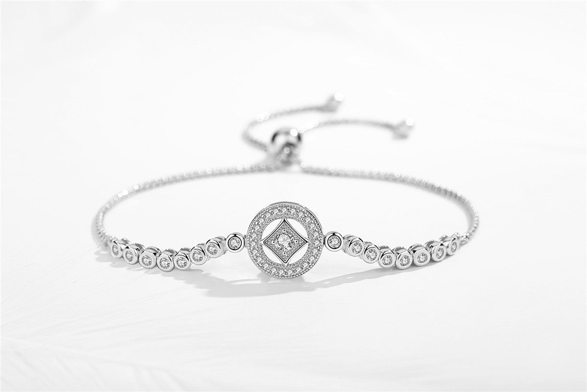 S925 Sterling Silver Fashion Bracelet – Elegant Women’s Jewelry