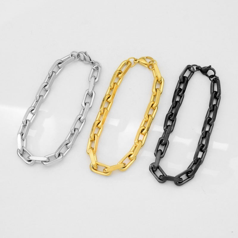 Men’s Cuban Link Chain – Hip Hop Style, All-Match Design