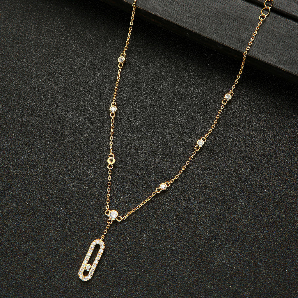 Elegant Micro Zirconia Anklet – Minimalist Foot Jewellery for Women