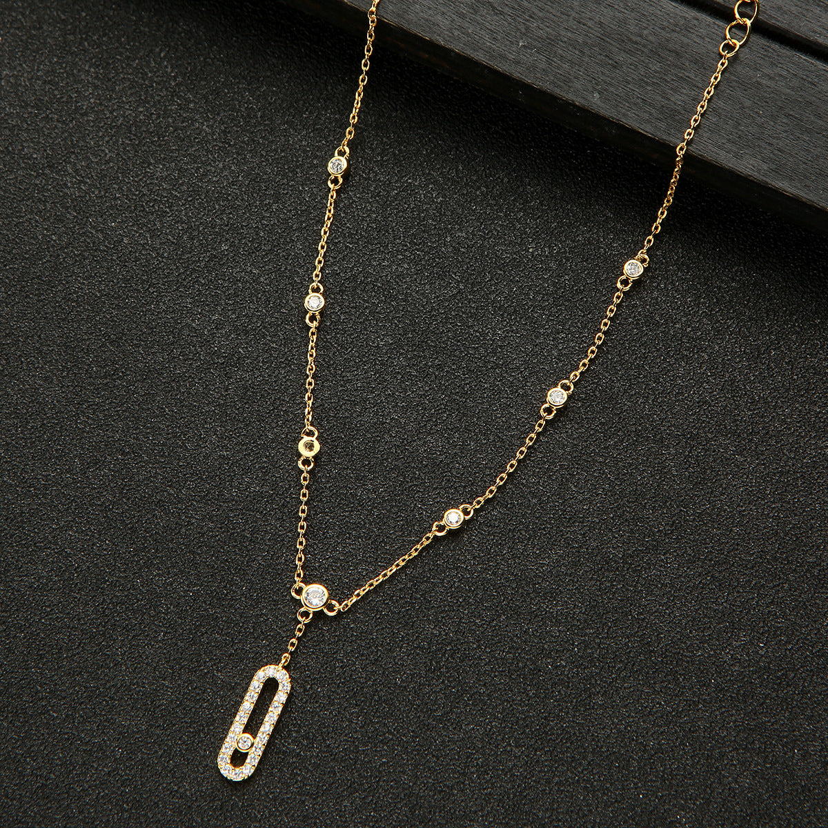 Elegant Micro Zirconia Anklet – Minimalist Foot Jewellery for Women