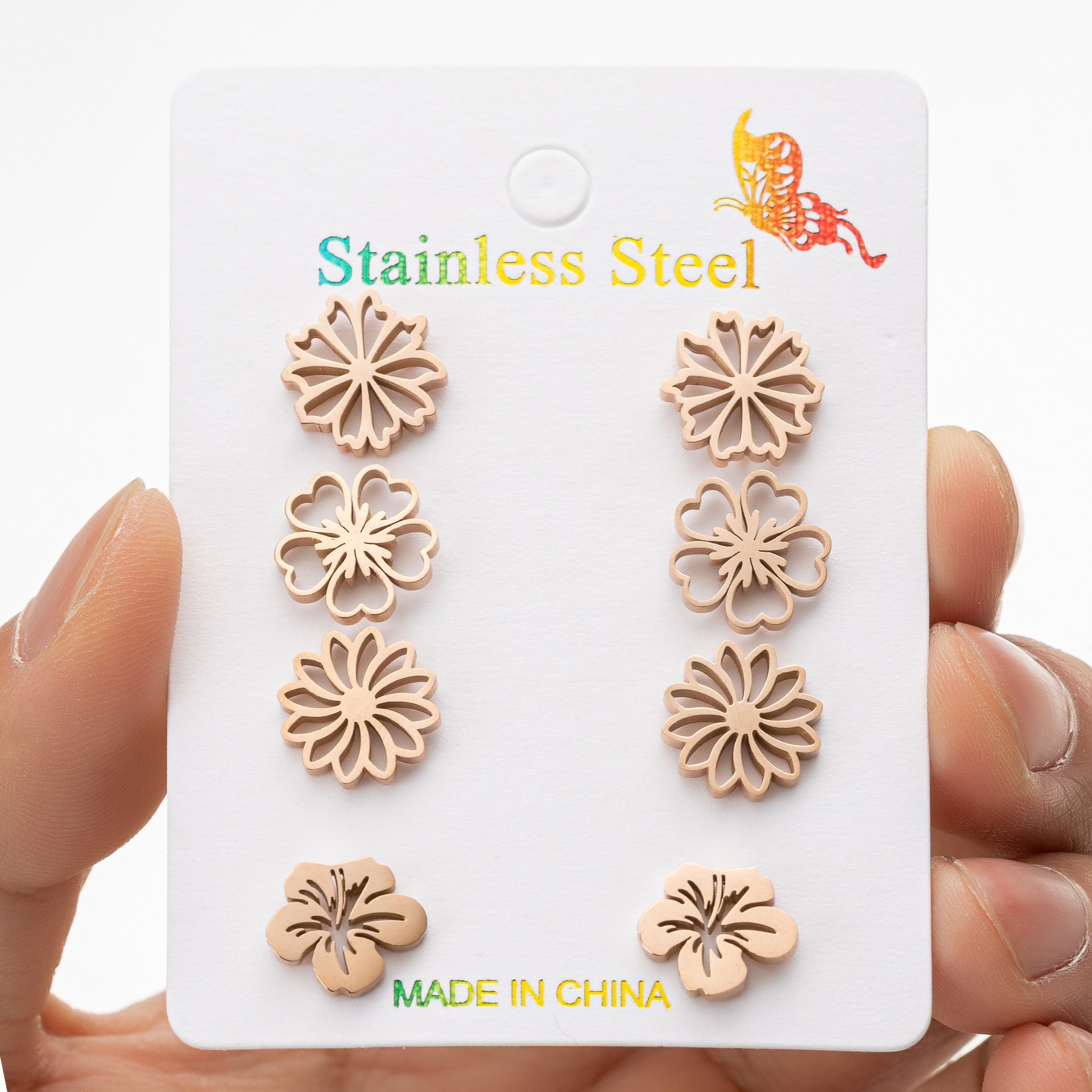 Little Suit Stud Earrings – Fashion Simulation Jewellery for Women