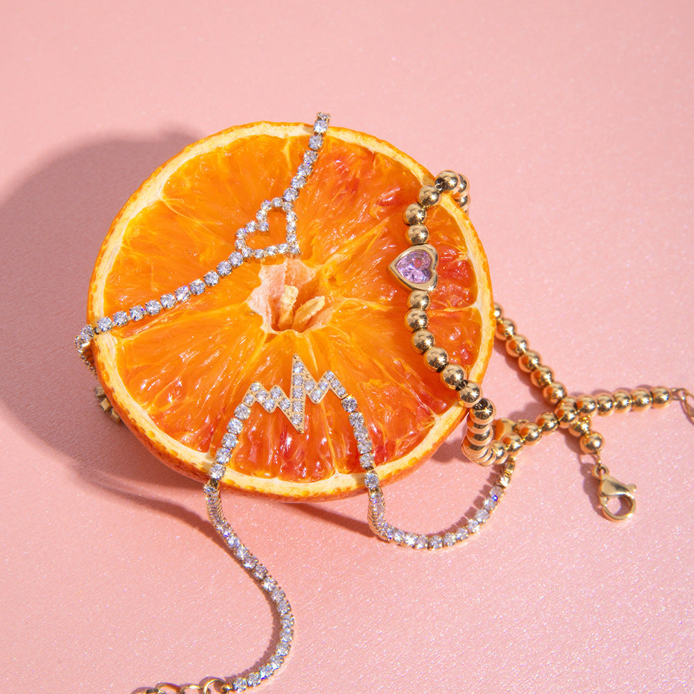 18K Gold Stainless Steel Bow Bracelet – Elegant Women’s Accessory