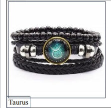 Vintage Braided Leather Bracelet – Men’s Cowhide Handcrafted Cord Set