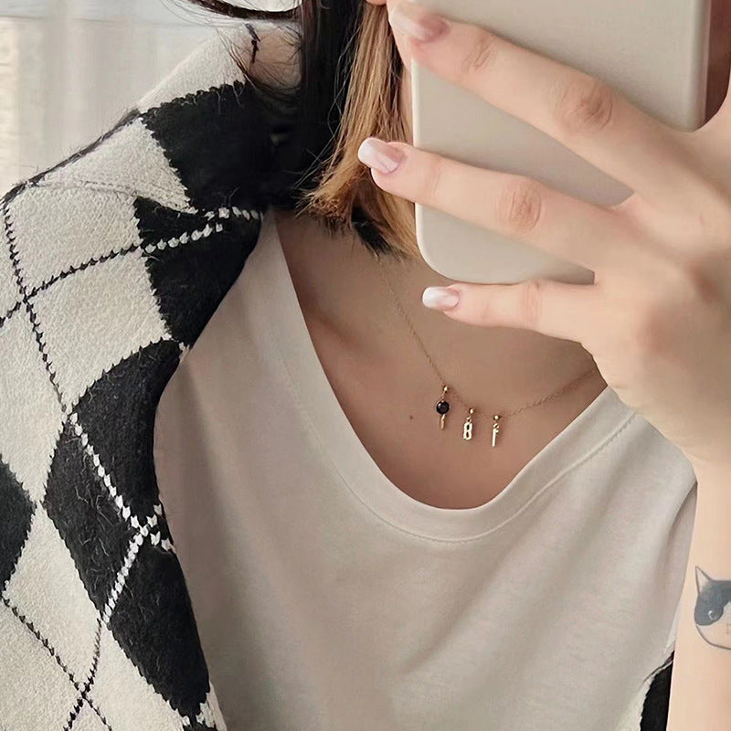 Twin Clavicle Chain Necklace – Minimalist All-Match Jewellery