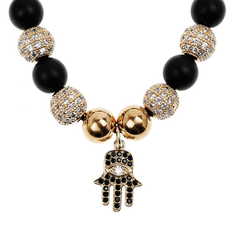 Drawstring Gold-Plated Bracelet