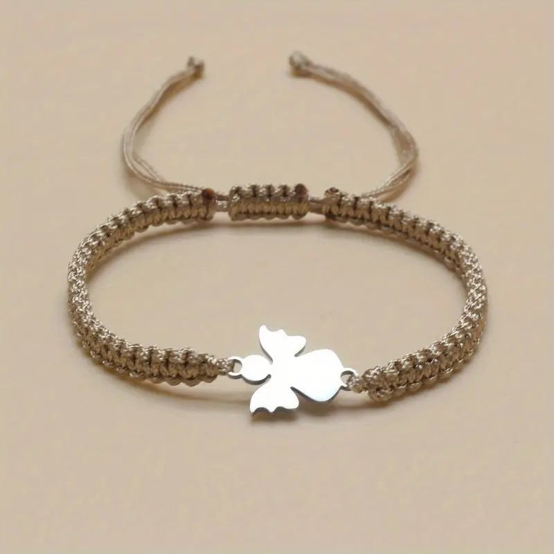 Unisex Woven Stainless Steel Bracelet – Couple Style