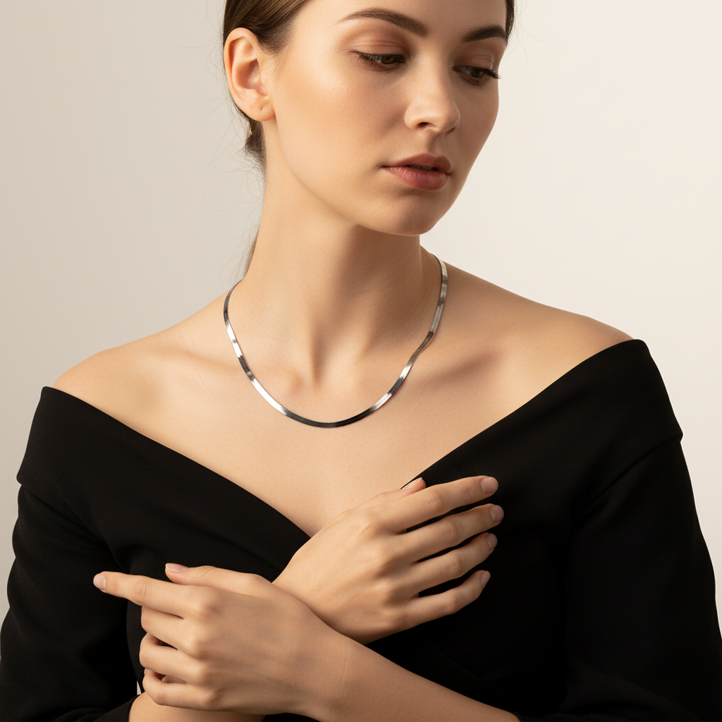 Herringbone chain - looking down pose