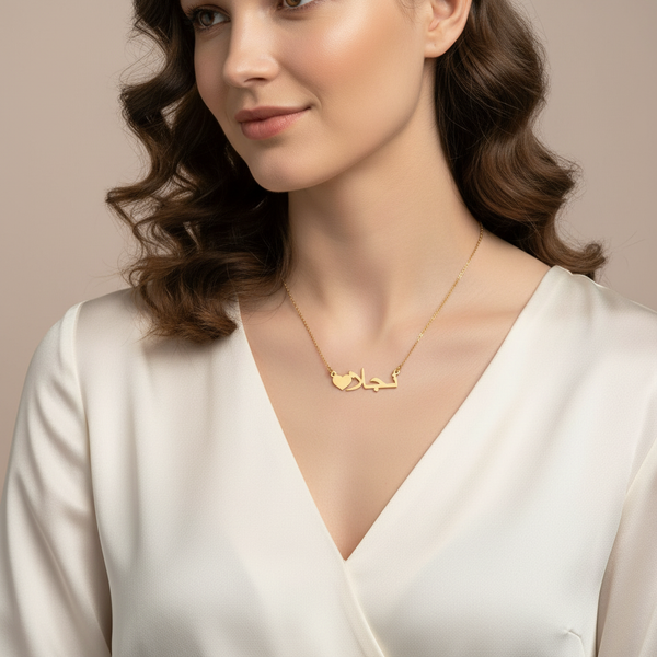 White silk blouse portrait